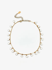 Enameled Fringe Choker - Stone Cooper