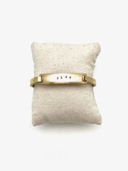 Custom Brass Clip-Cuff - Stone Cooper