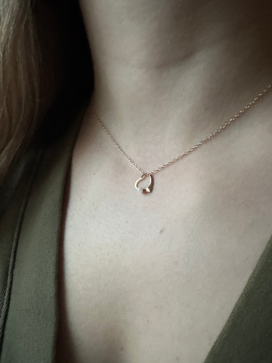 Always Pearl Heart Necklace - Stone Cooper
