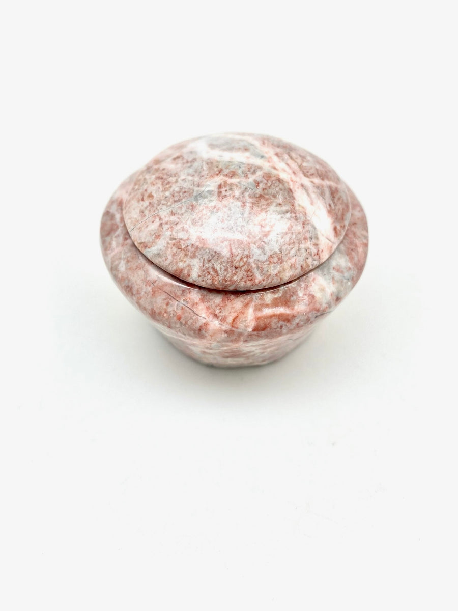 Rhodocrosite Pill Box - Stone Cooper