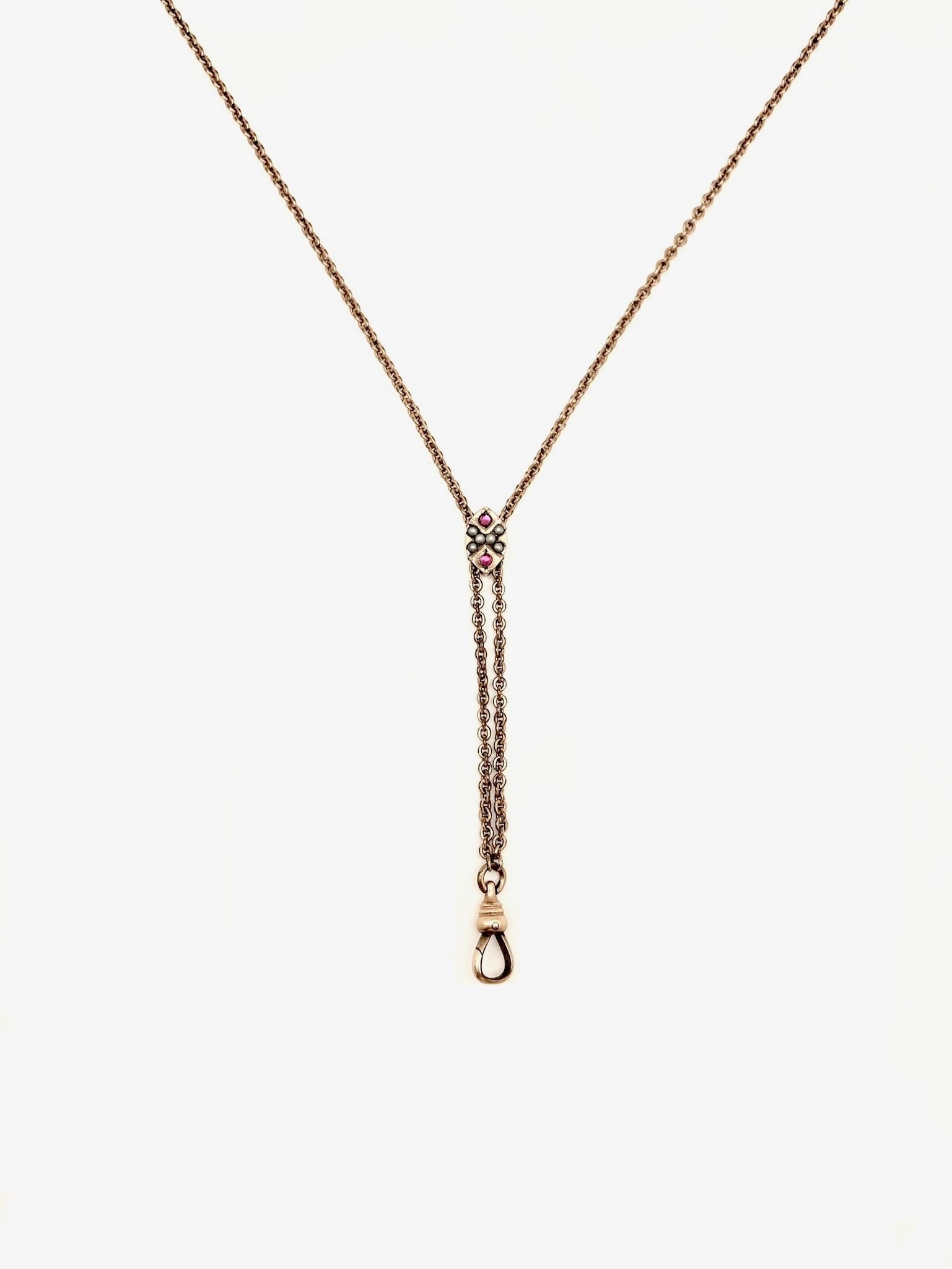 Josephine Ruby Slide Necklace - Stone Cooper