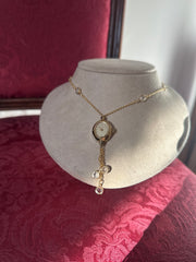 Crystal Chandelier Watch Necklace - Stone Cooper