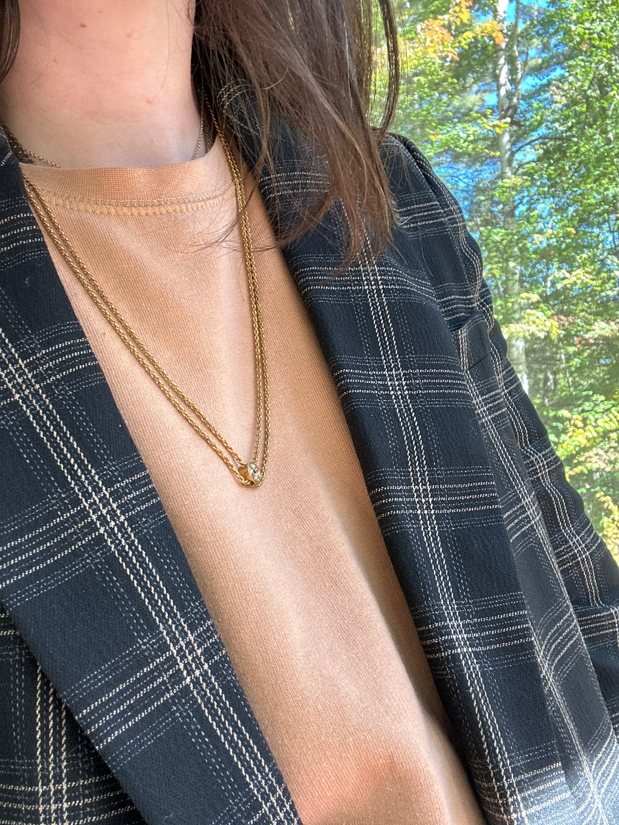 Corazon Slide Necklace - Stone Cooper