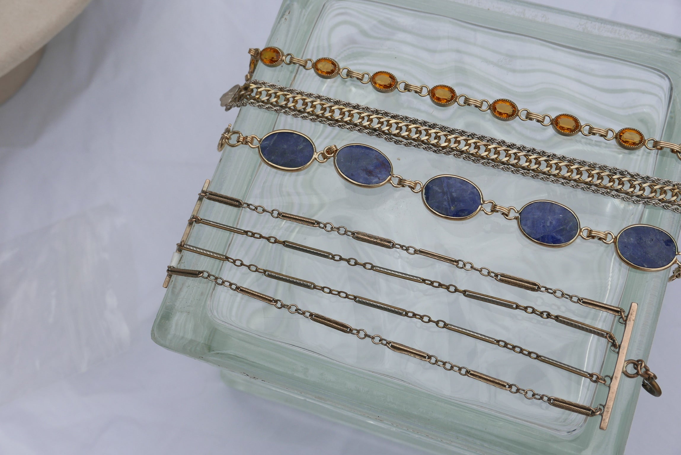 Conrad Antique Multi Strand Bracelet - Stone Cooper