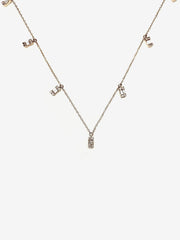 Diamond Baguette Fringe Necklace (14K) - Stone Cooper