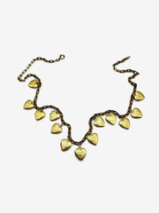 Gold Filled Vintage Multi Locket Statement Necklace - Stone Cooper