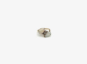 Opal and Diamond Antique Toi et Moi Ring (5.5) - Stone Cooper