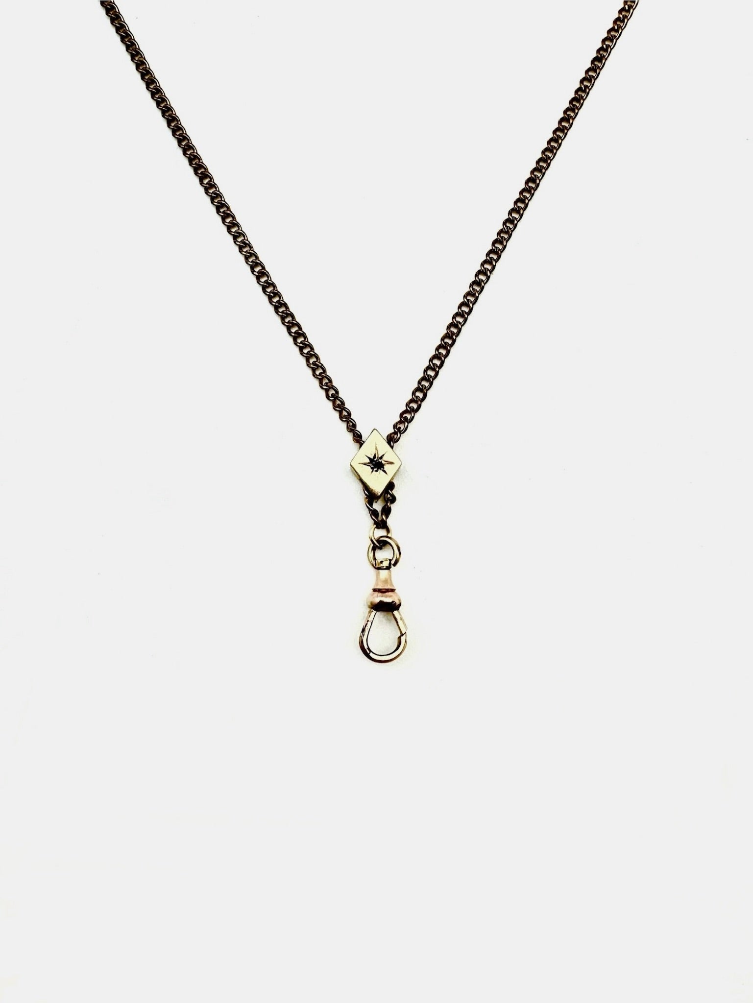 Sabina Diamond Slide Lorgnette Chain - Stone Cooper