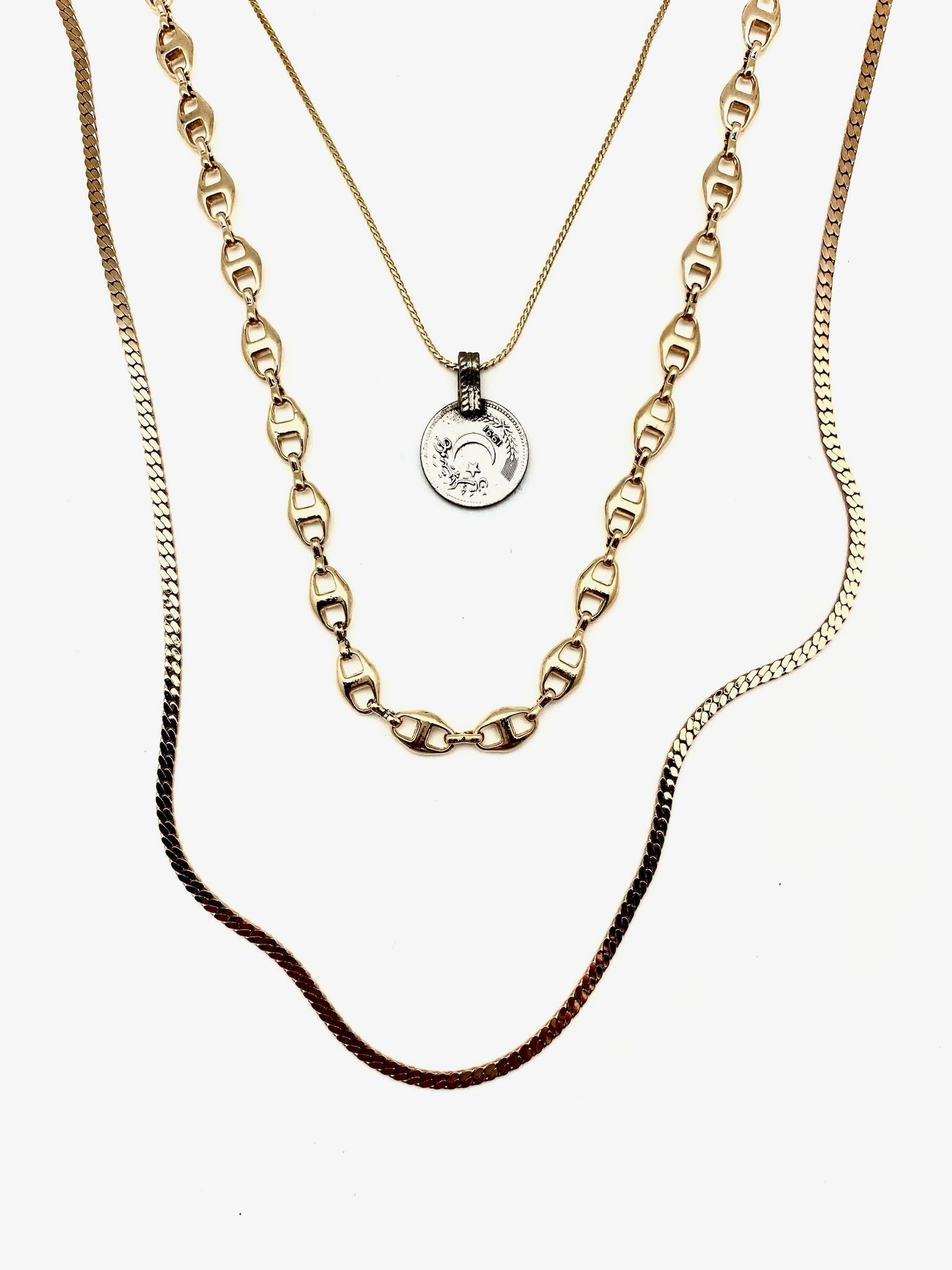 Gold Layers Essential Necklace Set - Stone Cooper