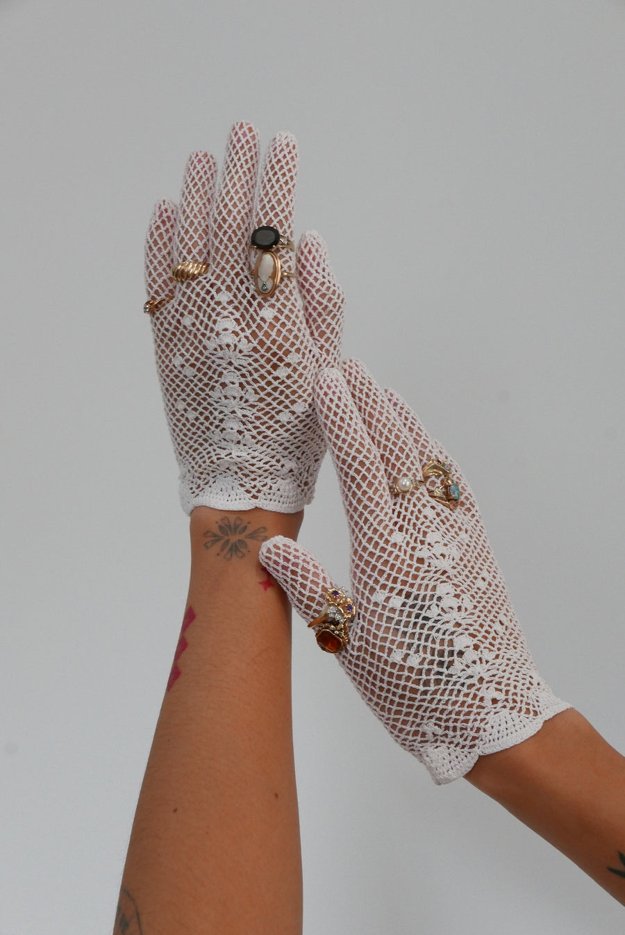 Simulated Citrine 10K Antique Gold Ring (10) - Stone Cooper