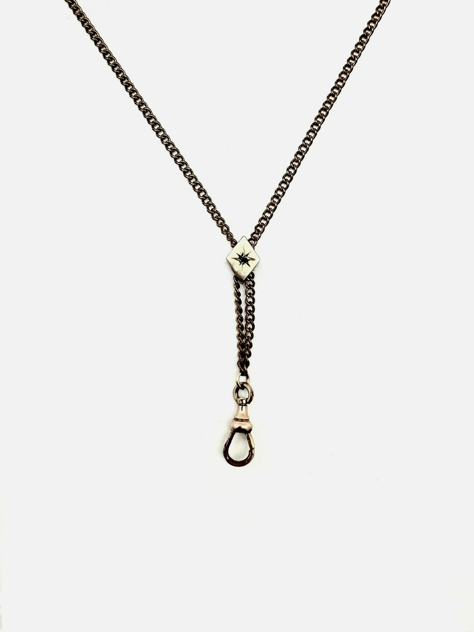 Sabina Diamond Slide Lorgnette Chain - Stone Cooper