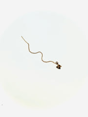 Merkaba Gold Ear Threader - Stone Cooper