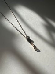 Shiela Seed Pearl, Ruby Slide Necklace - Stone Cooper