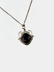 Carmen Intaglio Antique Gold Fill Necklace - Stone Cooper