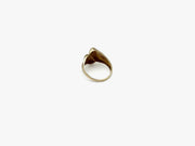 Retro 10K Gold Ridge Ring (8) - Stone Cooper