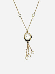 Crystal Chandelier Watch Necklace - Stone Cooper