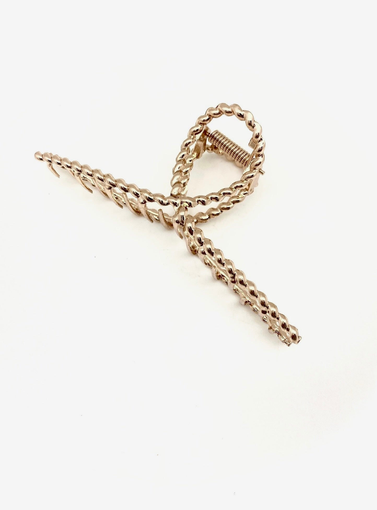 Gold Twist Claw Clip - Stone Cooper