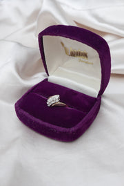 Diamond Cluster 10K Vintage Cocktail Ring (7) - Stone Cooper