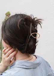 Gold Twist Claw Clip - Stone Cooper
