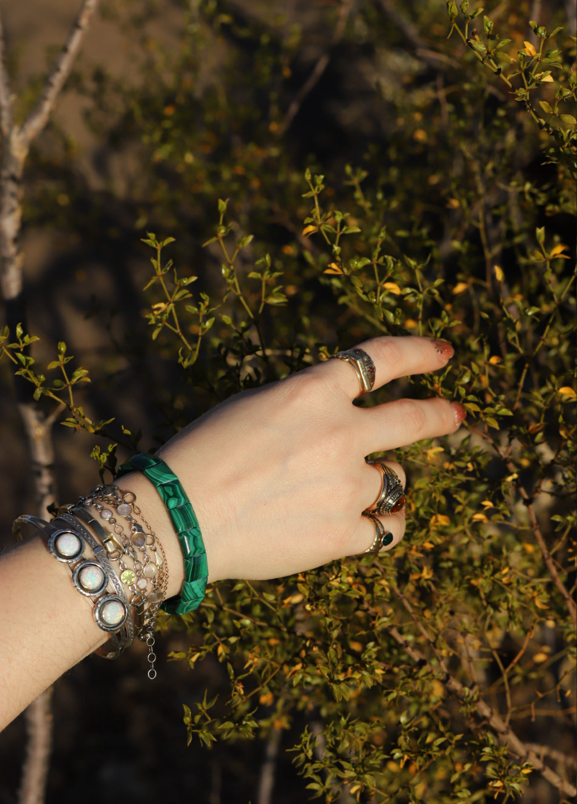 Opal Cuff Bracelet - Stone Cooper