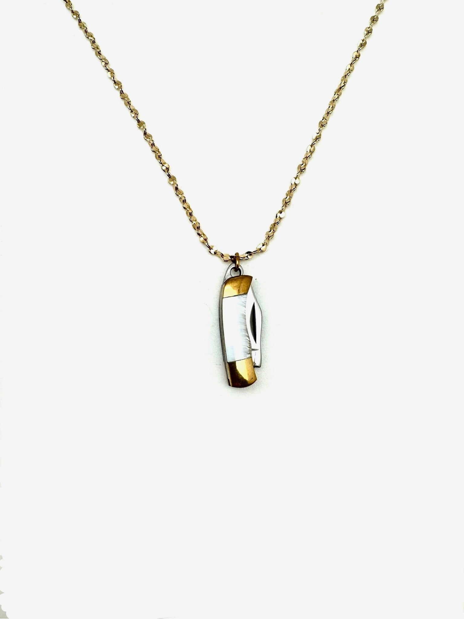 Troop #27 Knife Necklace - Stone Cooper