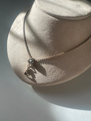 Shiela Seed Pearl, Ruby Slide Necklace - Stone Cooper