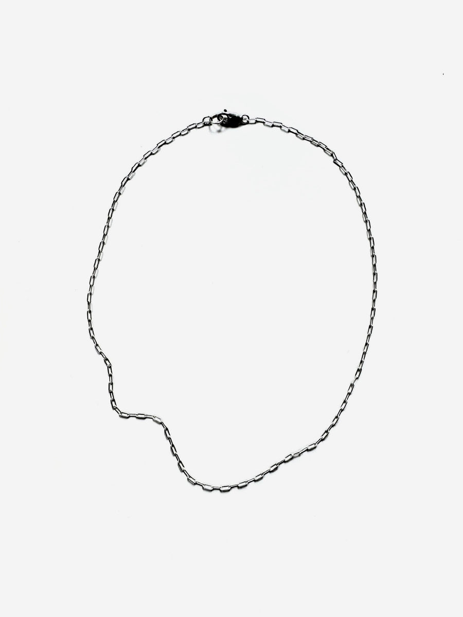 Sterling Paperclip Chain: Choose Your Length - Stone Cooper