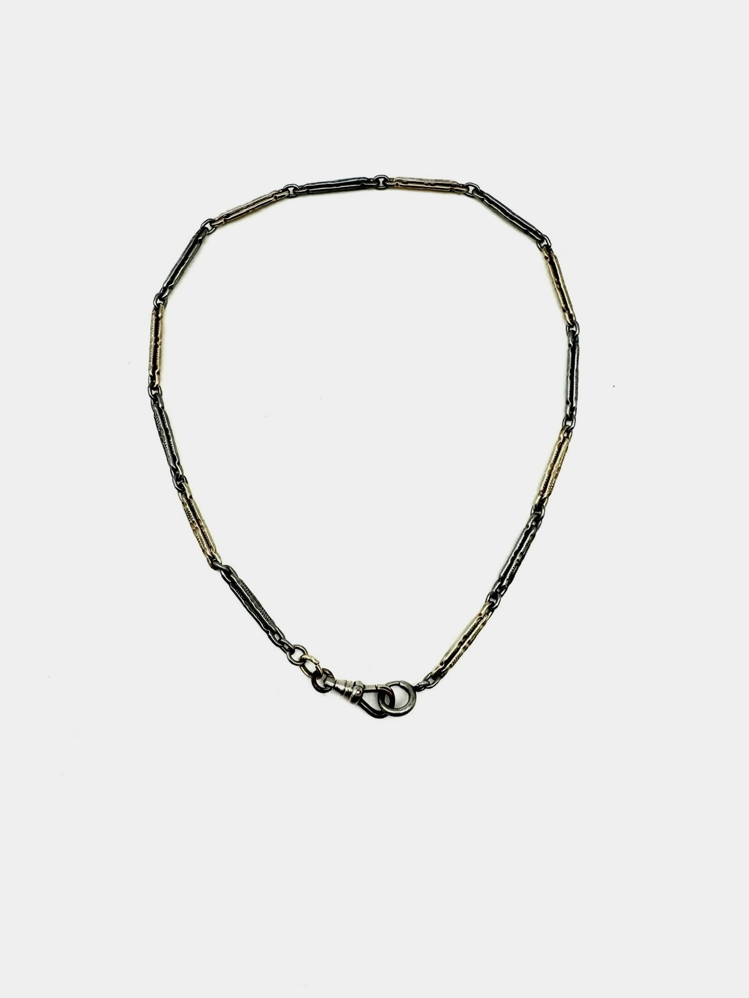 Roberta Antique Two-Toned Watch Chain - Stone Cooper