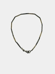 Roberta Antique Two-Toned Watch Chain - Stone Cooper