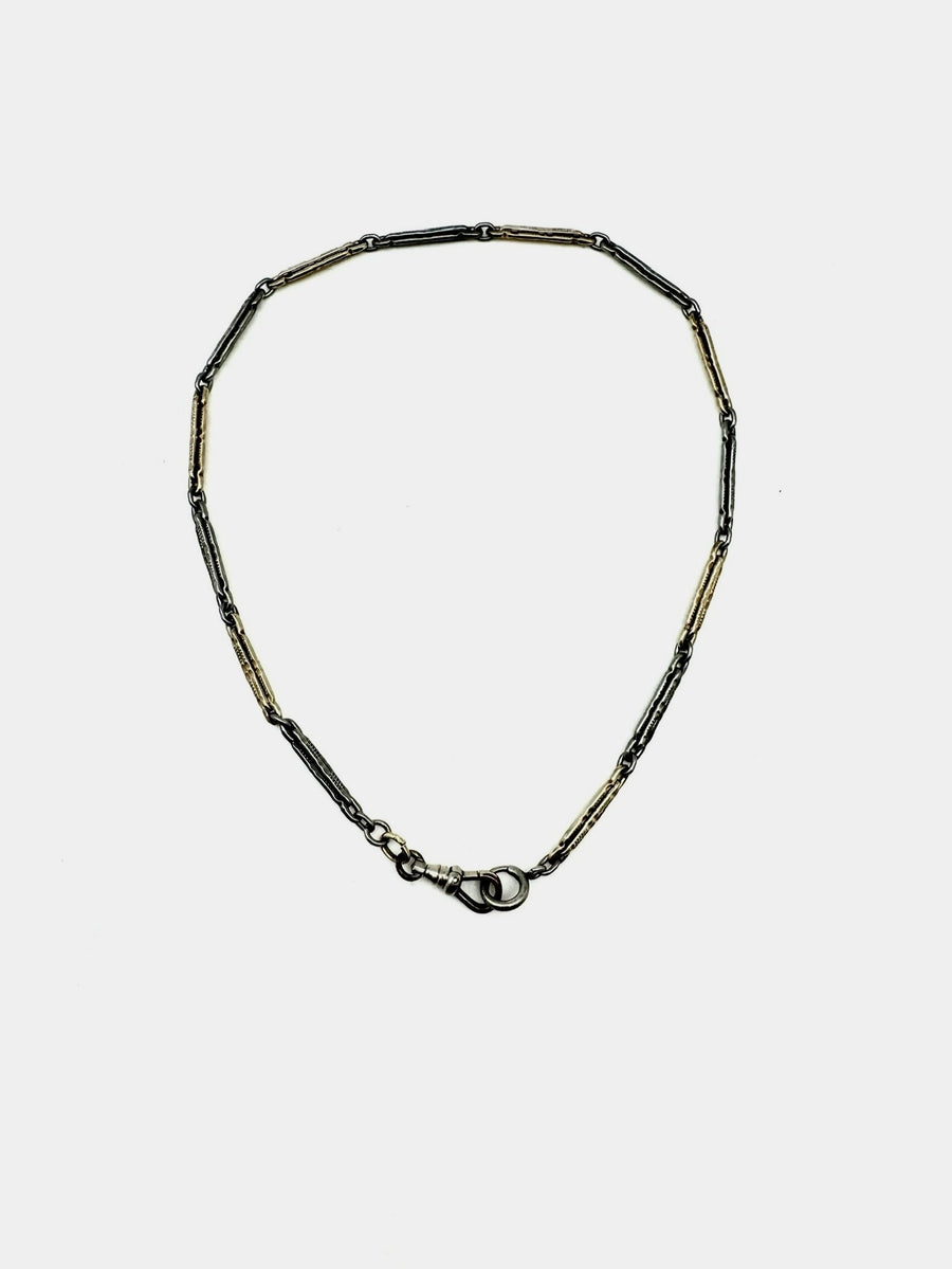 Roberta Antique Two-Toned Watch Chain - Stone Cooper