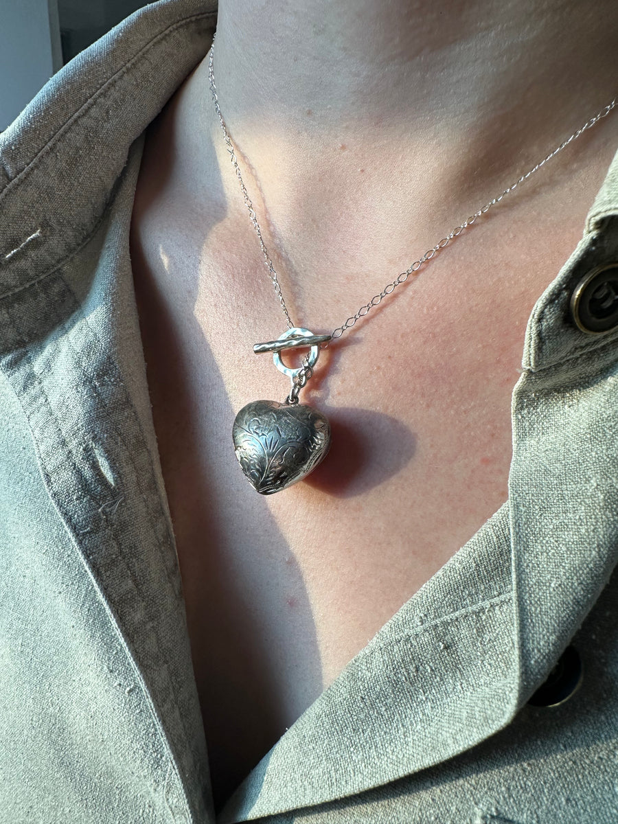 Darling Heart Toggle Necklace - Stone Cooper