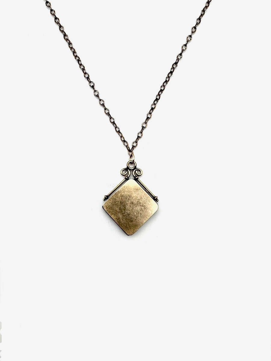 Victorian Square Locket - Stone Cooper