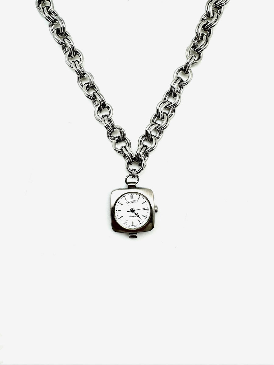 Sequence Watch Necklace - Stone Cooper