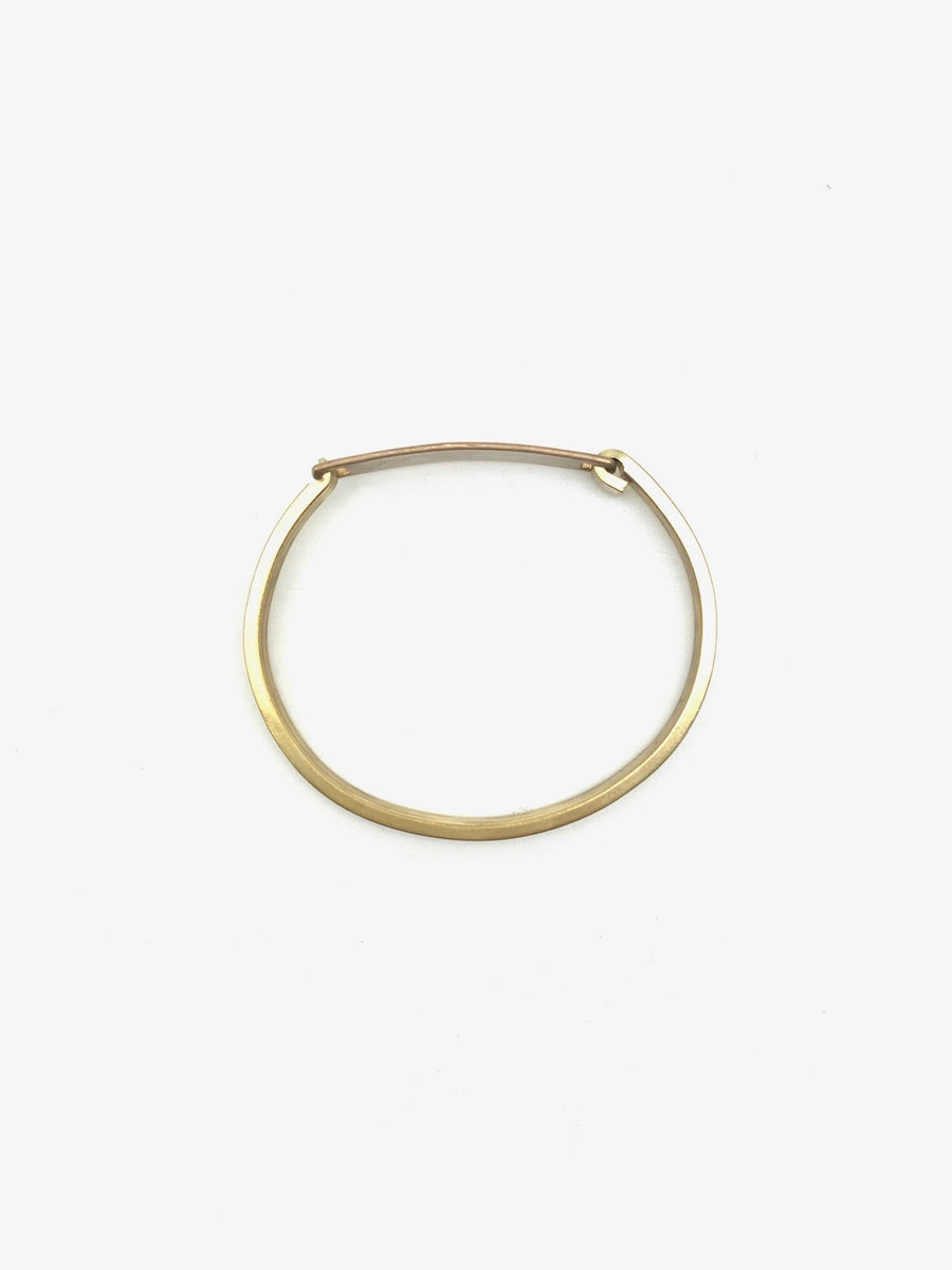 Custom Brass Clip-Cuff - Stone Cooper