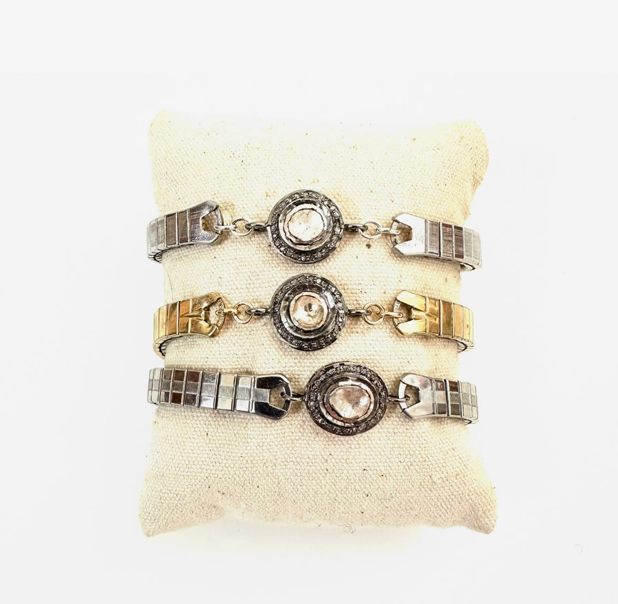 Frida Diamond Watch Band Bracelets - Stone Cooper