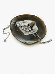 Alvera Antique Diamond Filigree Bracelet - Stone Cooper