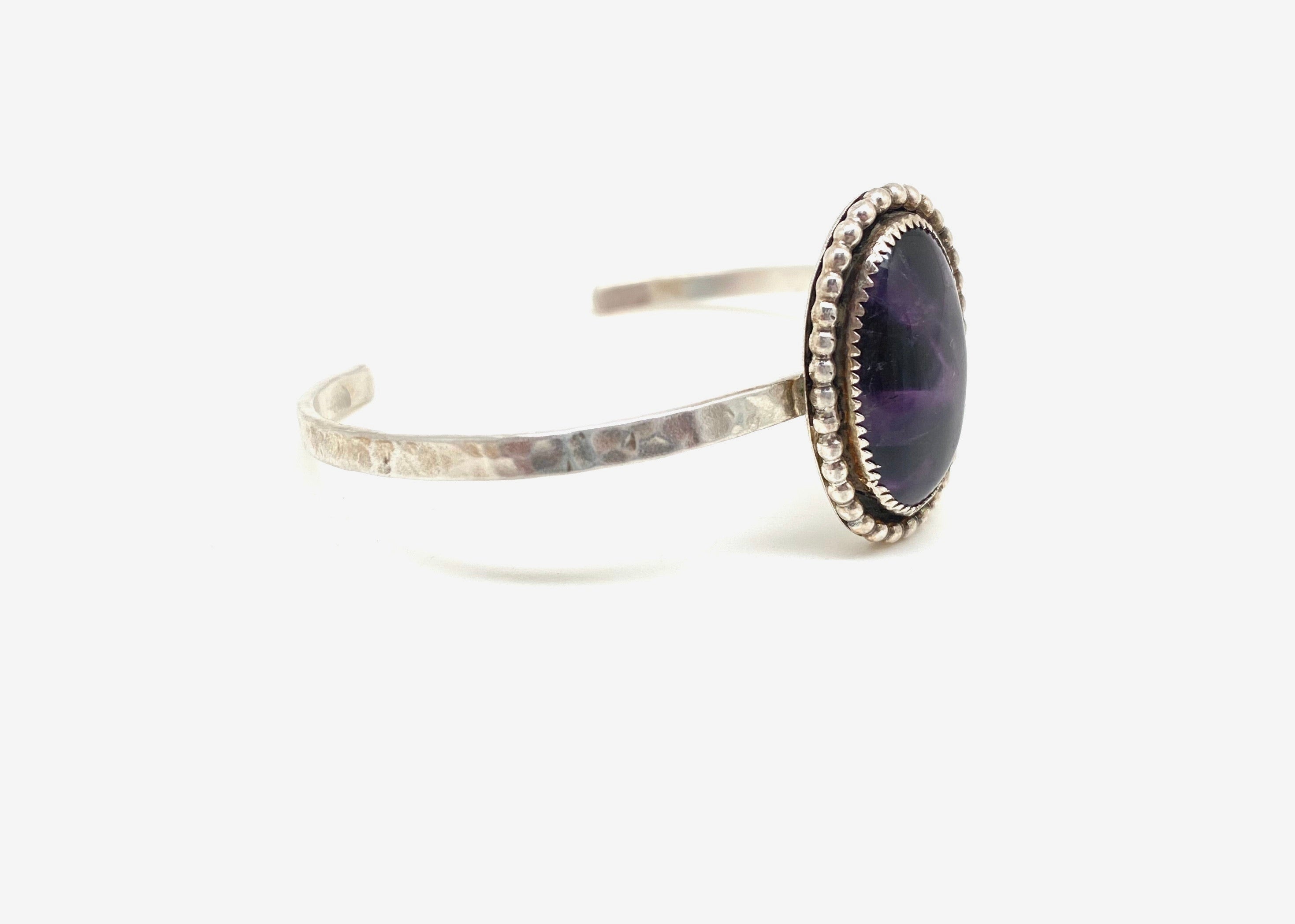 Atomic Amethyst Cuff - Stone Cooper