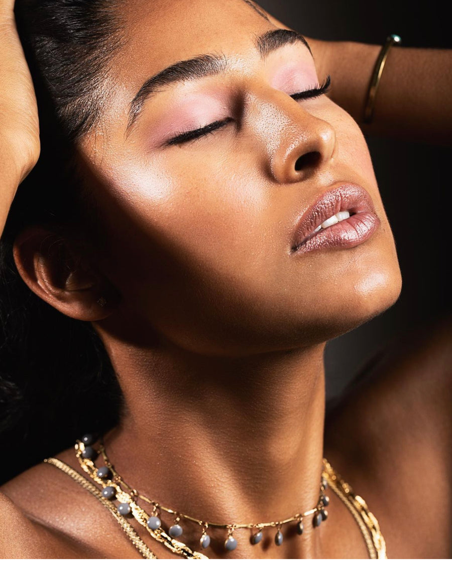 Enameled Fringe Choker - Stone Cooper