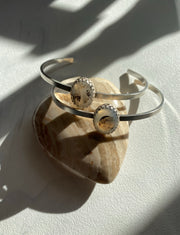 Dendritic River Agate Cuff - Stone Cooper
