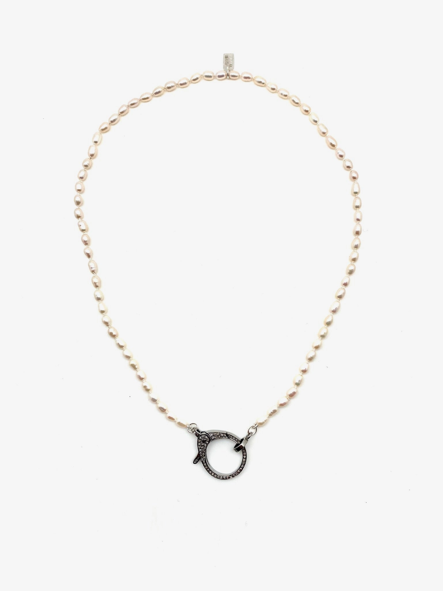 Pearl_Diamond_Clasp_Necklace