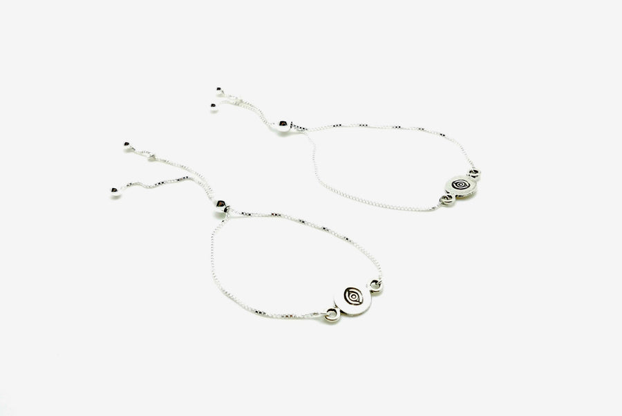 Evil Eye Slider Bracelets - Stone Cooper
