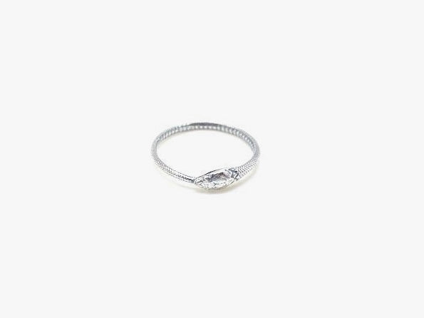 Silver Ouroboros Ring - Stone Cooper