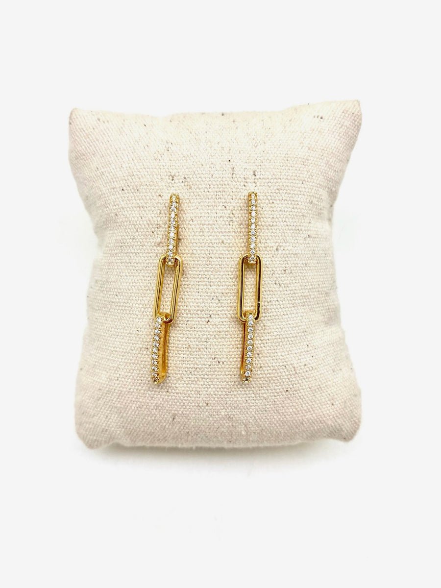 Imani Chain Earrings - Stone Cooper