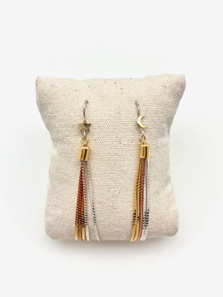 Starburst Tassel Earrings - Stone Cooper