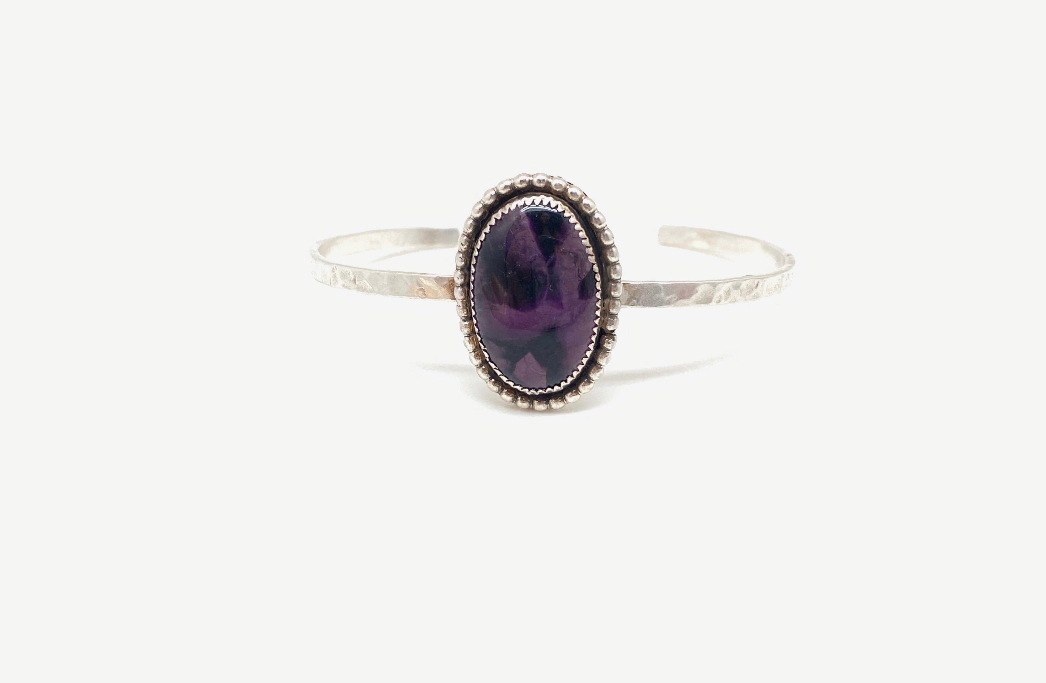 Atomic Amethyst Cuff - Stone Cooper