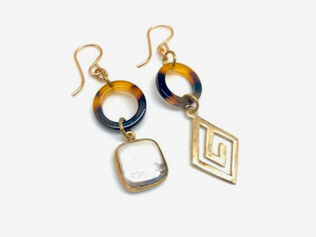 Mix-Matched Alfred Earrings - Stone Cooper