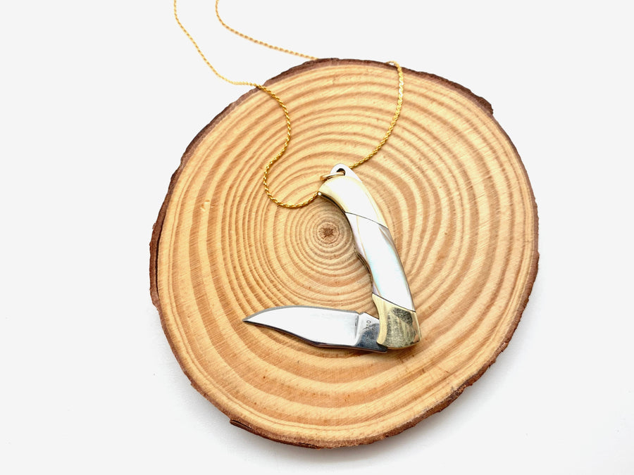 Prophecy Pocket-knife Necklace - Stone Cooper