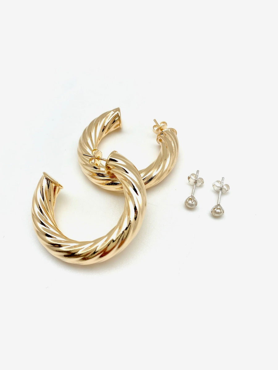 Earnest Hoop Set - Stone Cooper