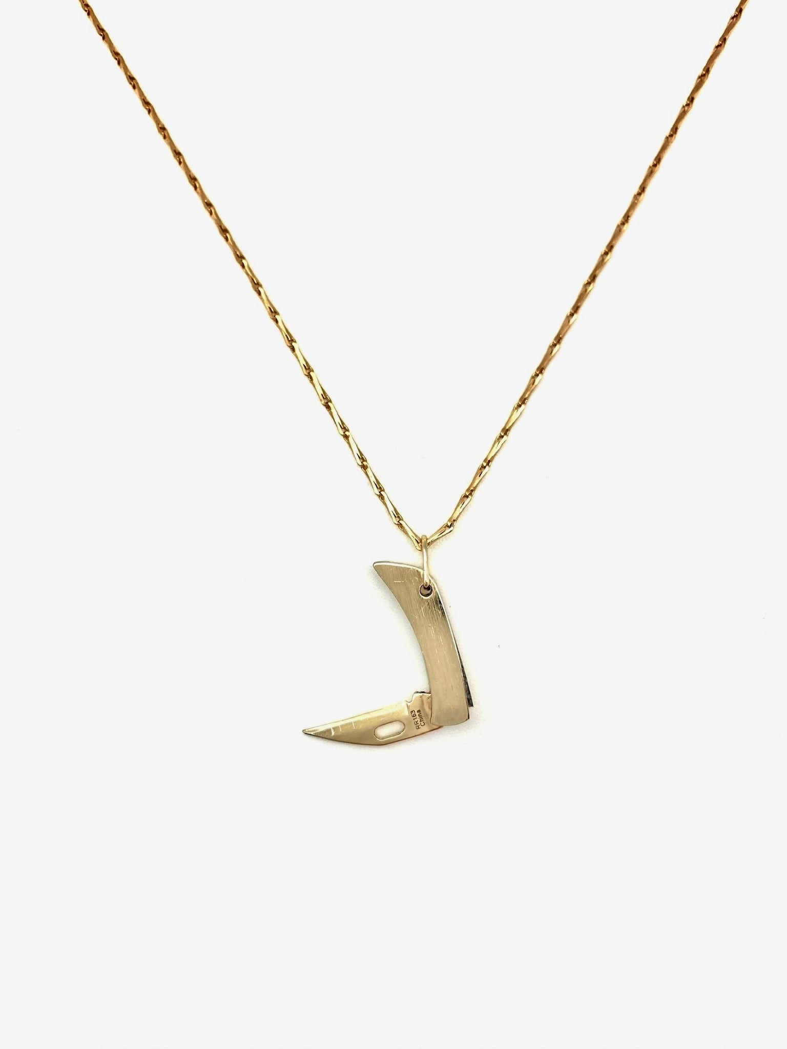 Goldie Knife Necklace - Stone Cooper