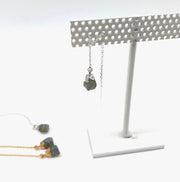 Rough Labradorite Ear Threader - Stone Cooper